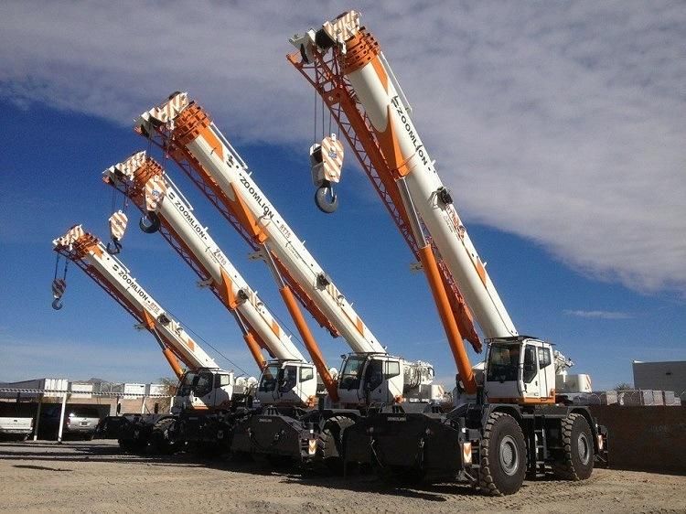 Zoomlion 4-Wheel 50 Ton 60 Ton Rough Terrain Mobile Crane