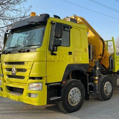 Sinotruk HOWO 8X4 Cargo Truck with 12 Tons Knuckle Boom Crane Mounted Crane Truck for Sale