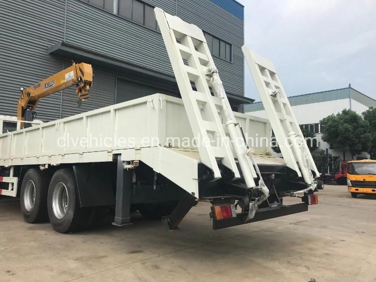 Isuzu 6X4 300HP 6ton Telescopic Straight Arm Crane Boom Truck for Construction Machinery