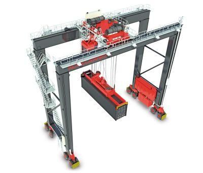 High Quality 40 Ton Rubber Tyre Port Gantry Crane Price