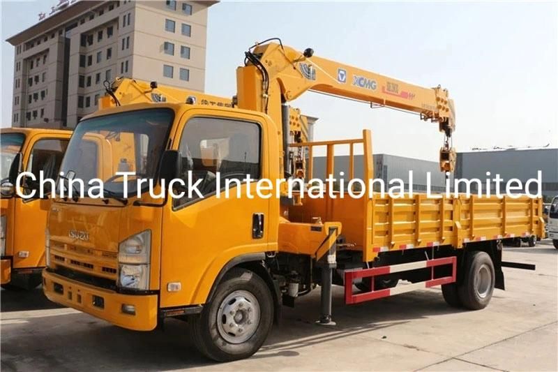 Isuzu Nqr 700p 4*2 191HP Hydraulic Truck Crane