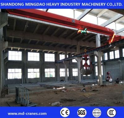 China High Quality Grab Bucket Single Girder Overhead Crane with Favourable Price