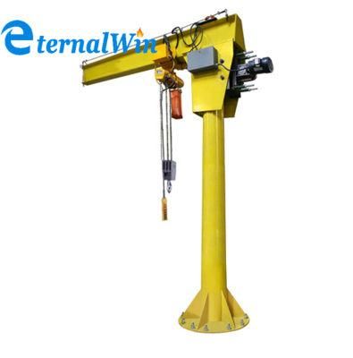 China Manufacture Electric/Manual Slewing Articulating Small Jib Crane with 180-360 Degree Slewing