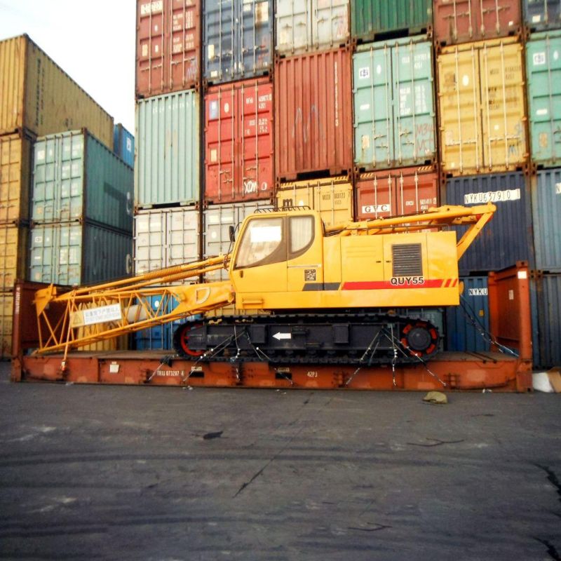 50 Ton Crane Xgc55 Chinese Crawler Crane Price for Sale