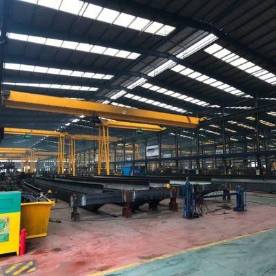 ISO Approved 10 Ton Remote Control Single Girder Workshop Eot Overhead Bridge Crane