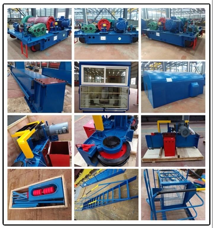 100t Electric Winch Type Traveling Double Girder Hook Bridge Crane