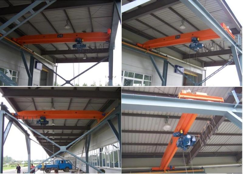 Lda Type 1~20tons Single Girder Overhead Crane with Electric Hoist