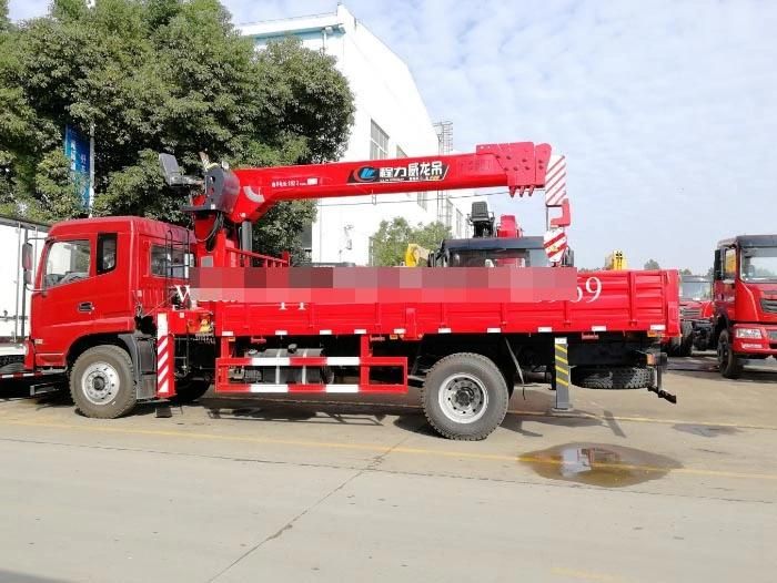 China Good Price Dongfeng 8 Tons 4*2 Truck Mounted with Clw Crane