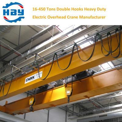 160+32 Tons Double Hooks Electric Bridge Crane
