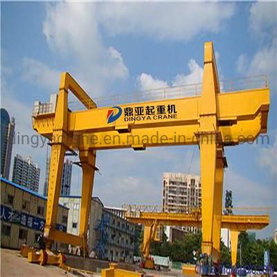 Dy 2021 Remote Control 50ton 100ton 150ton 200ton with Electric Hoist Double Girder Gantry Crane