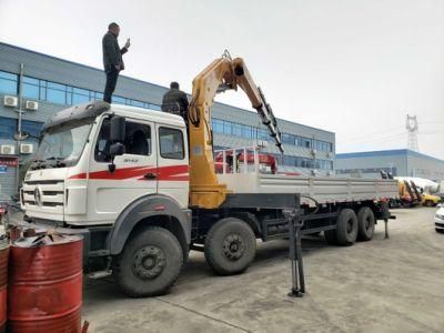 North Benz 8*4 14 Tons Folding Truck Mounted Crane for Sales