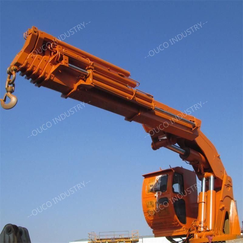 Ouco for Sale 5t20m Knuckle Telescopic Boom Marine Cranes Figh Quality