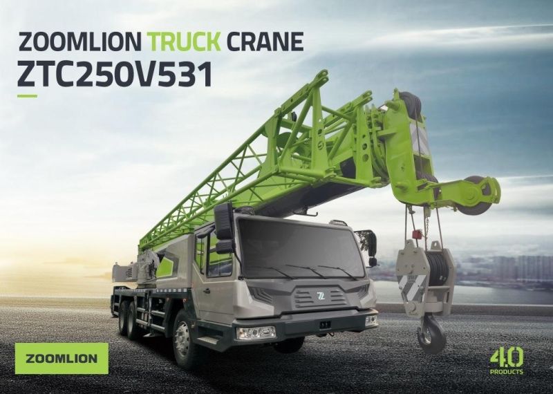 25 Ton Truck Crane - Zoomlion Truck Crane Ztc250 with Three Alex