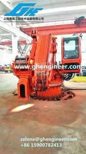 Telescopic Knuckle Boom Crane with Driving Cabin