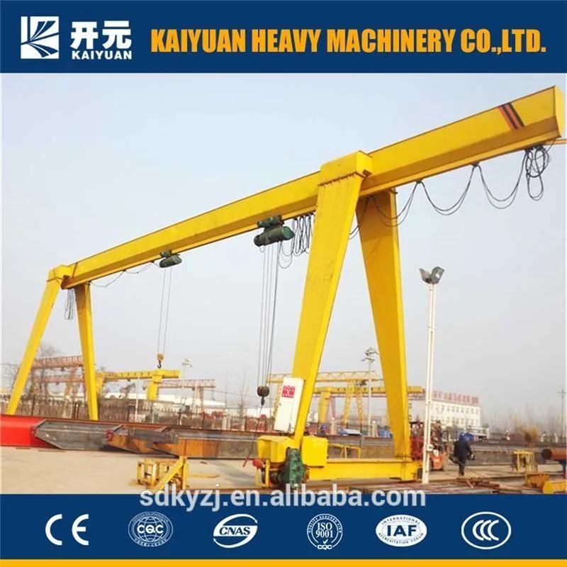 Kaiyuan Brand Single Girder Gantry Crane with Good Quality