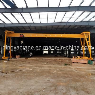 Electric Control Double Girder Crane 20ton Gantry Crane