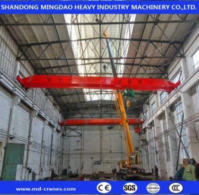 20t Single Beam Overhead Bridge Crane with Lifting Equipment