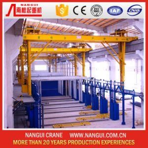 Surface Treatment Aluminum Profile Anodizing Line Bridge Crane