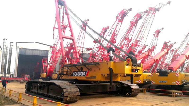 San/Y Scc2800A 280 Tons Hydraulic Crawler Crane with Max. 86m Boom Length