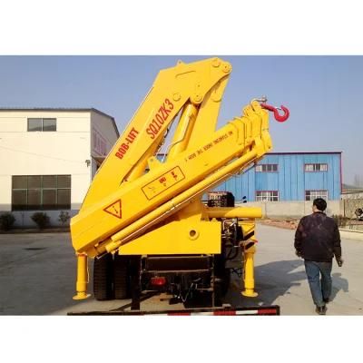 Mobile Hydraulic Arm Truck with Crane 10 Tons Sq10za3
