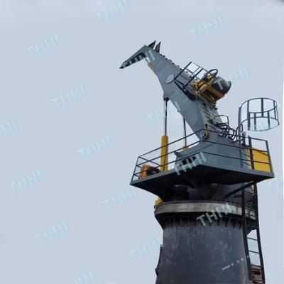 18meters Boom Length Knuckle Marine Crane Easy Operation