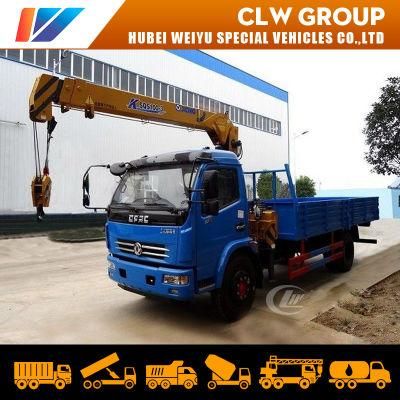 3ton-4tons Dongfeng Truck with Mobile Cranes Heavy Duty Crane Truck Mounted Straight 4-Arm Telescoping Boom Crane