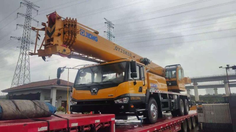 New Crane 25ton Qy25K5d Mobile Truck Crane Price in Uzebekistan