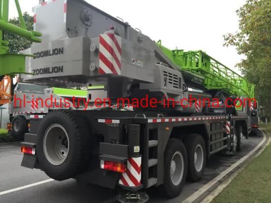 Zoomlion 80 Ton Mobile Truck Crane with Right Hand Drive Truck Crane with Best Lifting Crane Peformance