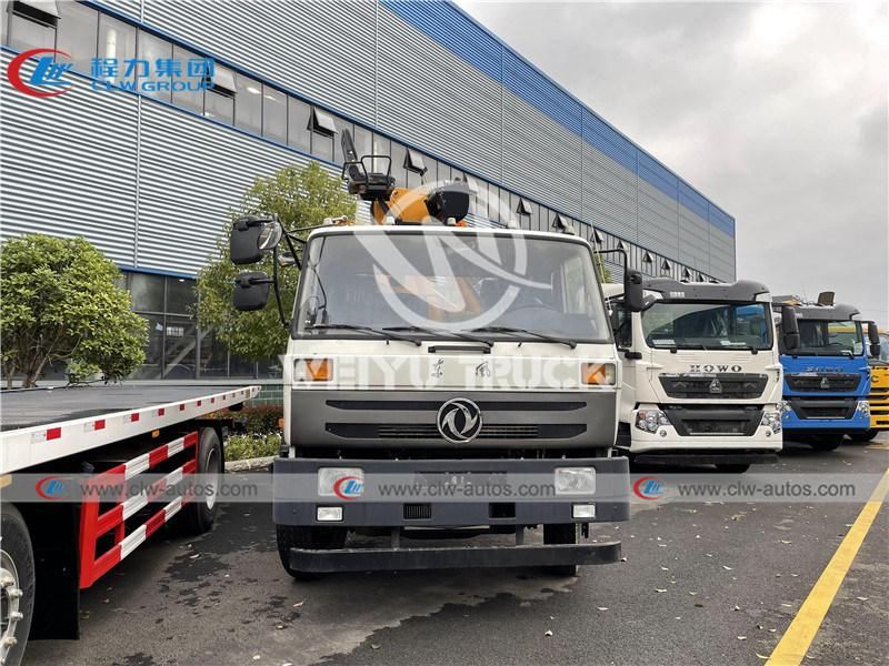 Dongfeng 6X4 Cargo Truck Mounted 12tons Folding Boom Crane Kunckle Crane for Engineering Construction