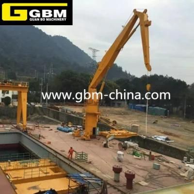 Trade Assurance China Supplier Hydraulic or Electric Marine Tower Slewing Crane with