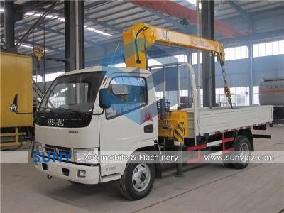 Crane Load 3.2t Dongfeng 4X2 Light Truck with Crane