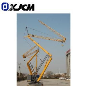 2ton Small Mini Self Erecting Construction Tower Crane Have Wheels 2ton for Small House Building