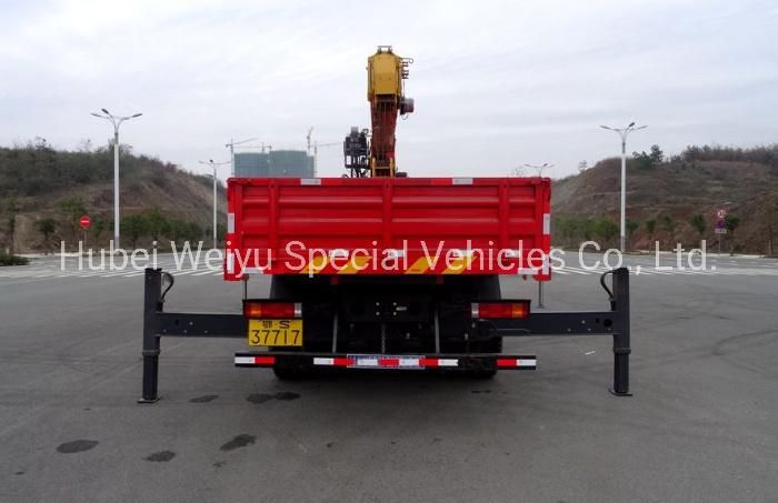 China Shacman 14ton 16ton Construction Service Truck Crane with Hydraulic Telescopic Booms on Sale