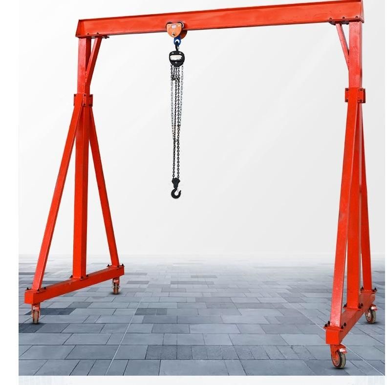 Mh Model Mini Mobile 5ton 10000bls Single Girder Gantry Crane