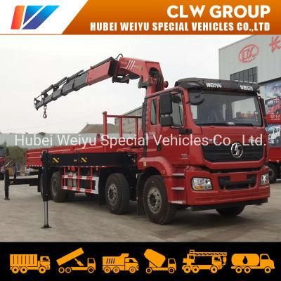 Shacman M3000 8X4 Truck Mounted Crane 25tons Knuckle Boom Palfinger Crane Spk50002