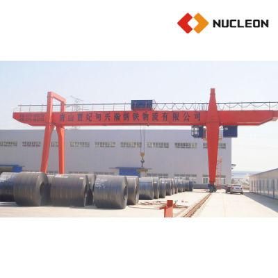 Steel Mill Plant Use Heavy Duty M7 Class Double Girder Rail Gantry Crane 30ton for Pakistan Market