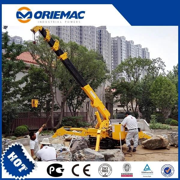 Spider Crane Zqs75-4 Zqs75-5 3 Ton Miniture Self-Propelled Crawler Crane