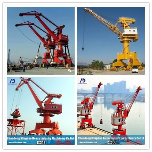 Fixed or Movable Port Jib Crane 50t Deck Crane with Low Price