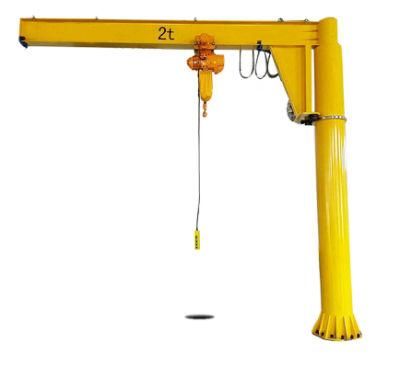 2 Ton Standing Jib Crane with Radio Controlled Pendent Control