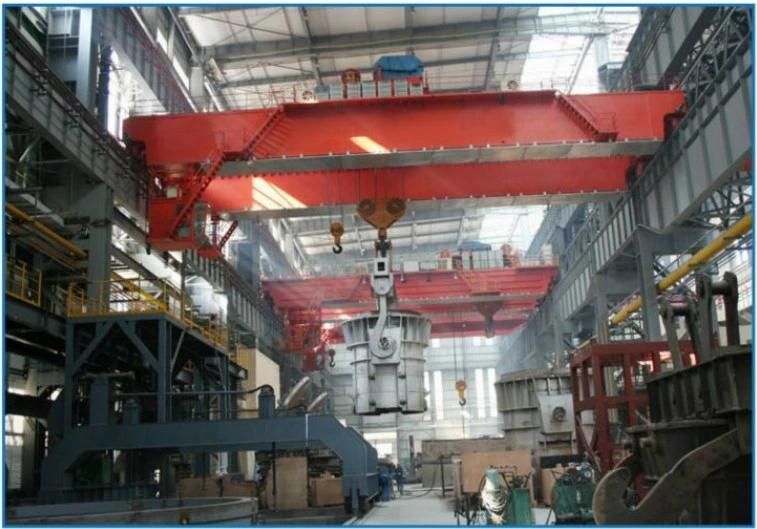 75t New Designed Double Girder Overhead Casting Crane