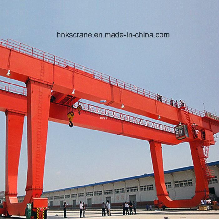 Heavy Duty 80 Ton Mg Type Double Girder Gantry Crane