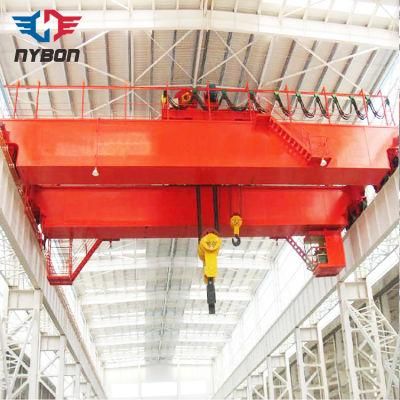 Warehouse Double Girder Electric Trolley Bridge Crane with Rail System