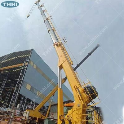 Price of 10ton Hydraulic Telescopic Boom Marine Ship Crane