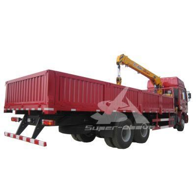 Sinotruk 6X4 Truck Crane Mounted Telescoping Boom Hydraulic Crane with 10 Ton Boom Truck Crane