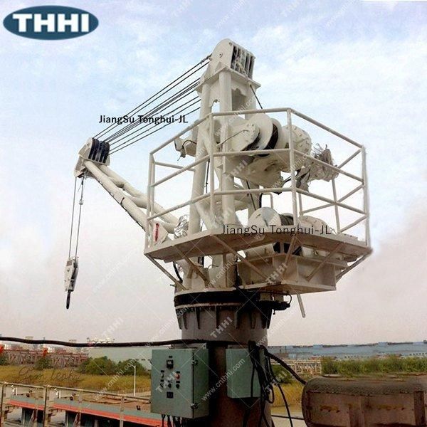 Suez Canal Davit Crane Electric Hydraulic Marine Deck Crane