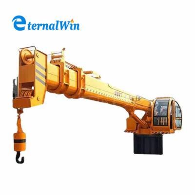 China Marine Telescopic Boom Ship Deck Crane Support Customized