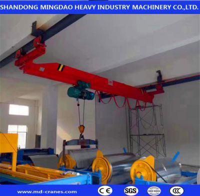 Indoor Overhang Crane Electric Single-Girder Suspension Crane Supplier