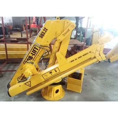 Electric Hoist Mobile Portal Folding Arm Ship Crane in Drawing