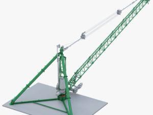 Derrick Crane Jib Length 18m, Tip Load 3ton, Max Load 4ton for Dismantle Bigger Derrick Crane or Tower Crane