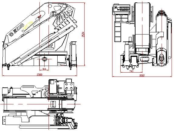 30 Ton Dongfeng Truck Heavy Lifting Crane